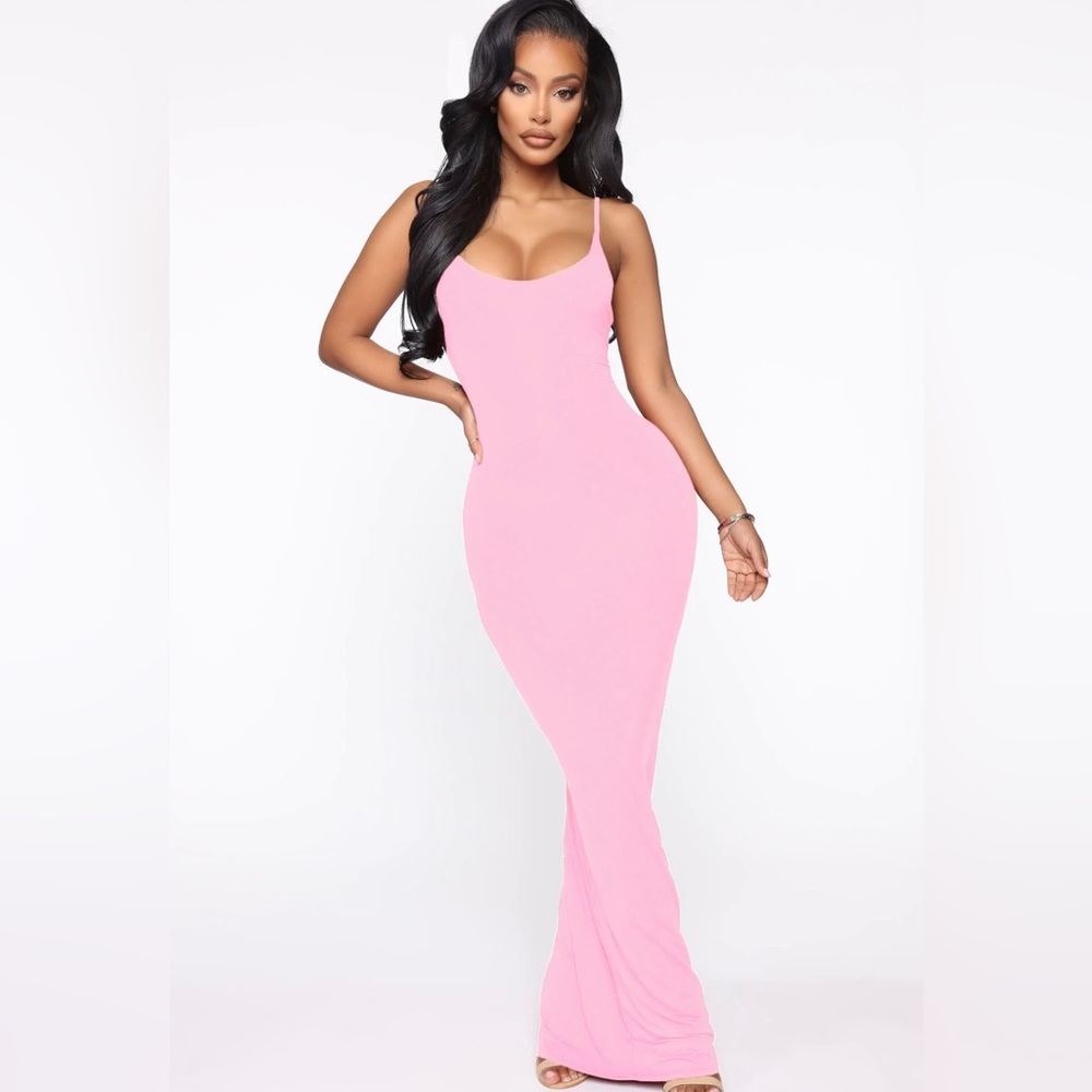 Ajay Maxi Dress- Pink